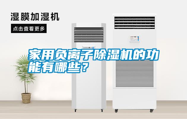 家用負(fù)離子除濕機(jī)的功能有哪些？
