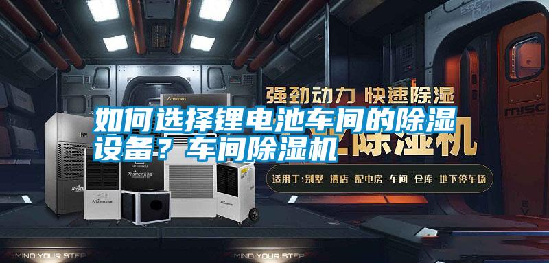 如何選擇鋰電池車間的除濕設(shè)備？車間除濕機