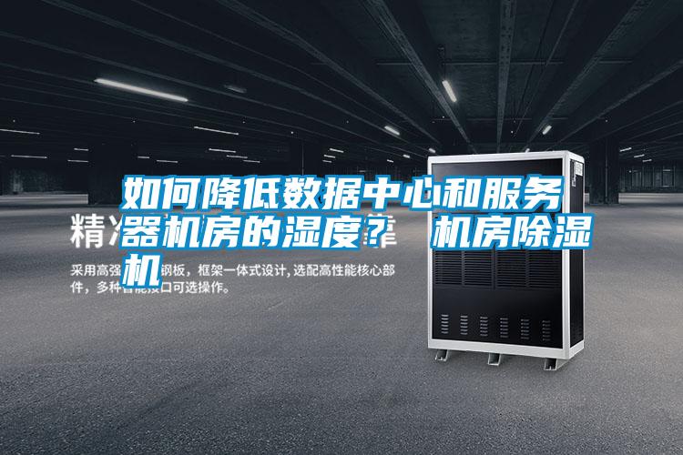 如何降低數(shù)據(jù)中心和服務(wù)器機房的濕度？ 機房除濕機