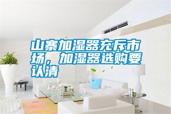山寨加濕器充斥市場，加濕器選購要認(rèn)清