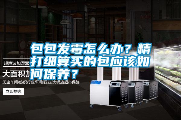 包包發(fā)霉怎么辦？精打細(xì)算買的包應(yīng)該如何保養(yǎng)？