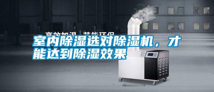 室內(nèi)除濕選對(duì)除濕機(jī)，才能達(dá)到除濕效果