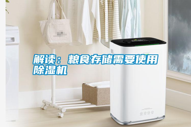 解讀：糧食存儲需要使用除濕機(jī)