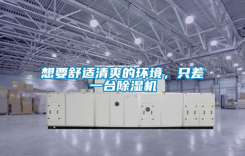 想要舒適清爽的環(huán)境，只差一臺除濕機