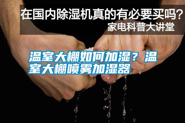 溫室大棚如何加濕？溫室大棚噴霧加濕器