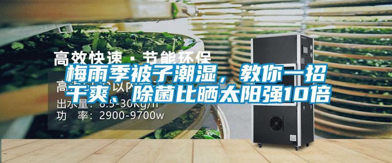 梅雨季被子潮濕，教你一招干爽、除菌比曬太陽強(qiáng)10倍
