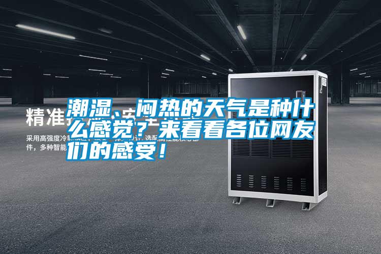 潮濕、悶熱的天氣是種什么感覺？來看看各位網(wǎng)友們的感受！