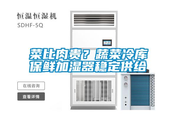 菜比肉貴？蔬菜冷庫保鮮加濕器穩(wěn)定供給