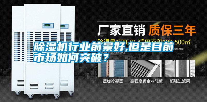 除濕機行業(yè)前景好,但是目前市場如何突破？