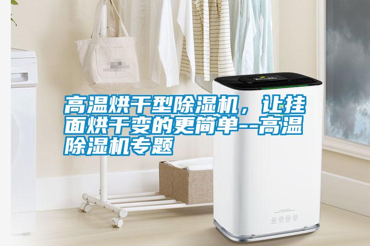 高溫烘干型除濕機(jī)，讓掛面烘干變的更簡單--高溫除濕機(jī)專題