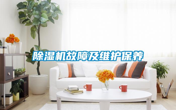 除濕機故障及維護保養(yǎng)