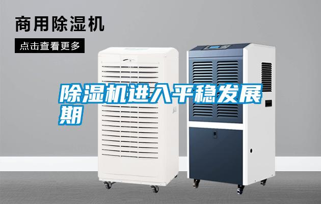 除濕機進入平穩(wěn)發(fā)展期