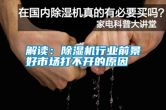 解讀：除濕機(jī)行業(yè)前景好市場打不開的原因