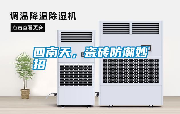 回南天，瓷磚防潮妙招