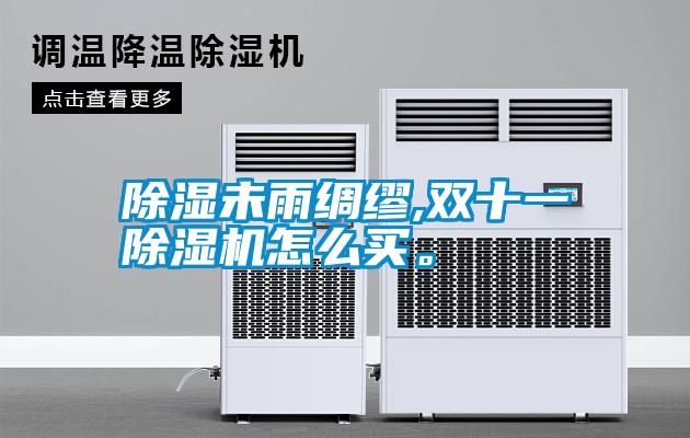 除濕未雨綢繆,雙十一除濕機(jī)怎么買。