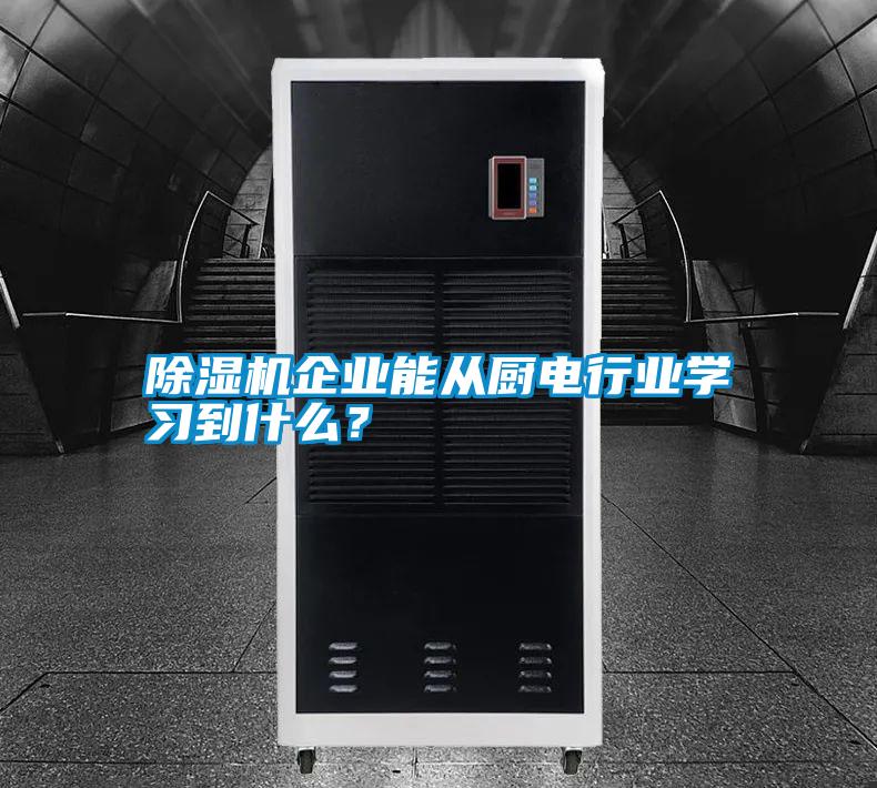 除濕機(jī)企業(yè)能從廚電行業(yè)學(xué)習(xí)到什么？