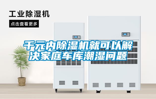 千元內除濕機就可以解決家庭車庫潮濕問題