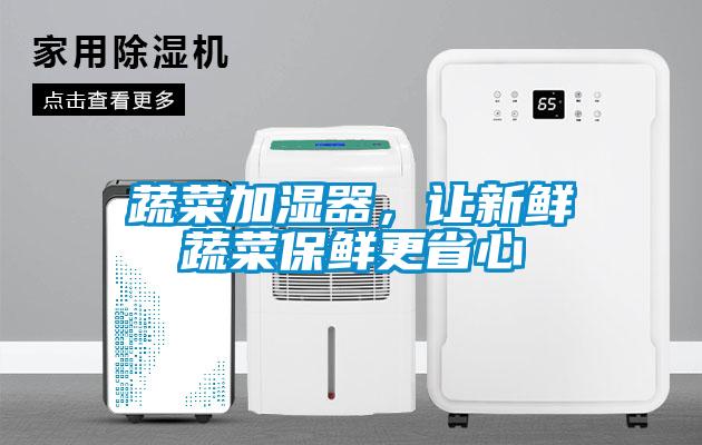 蔬菜加濕器，讓新鮮蔬菜保鮮更省心