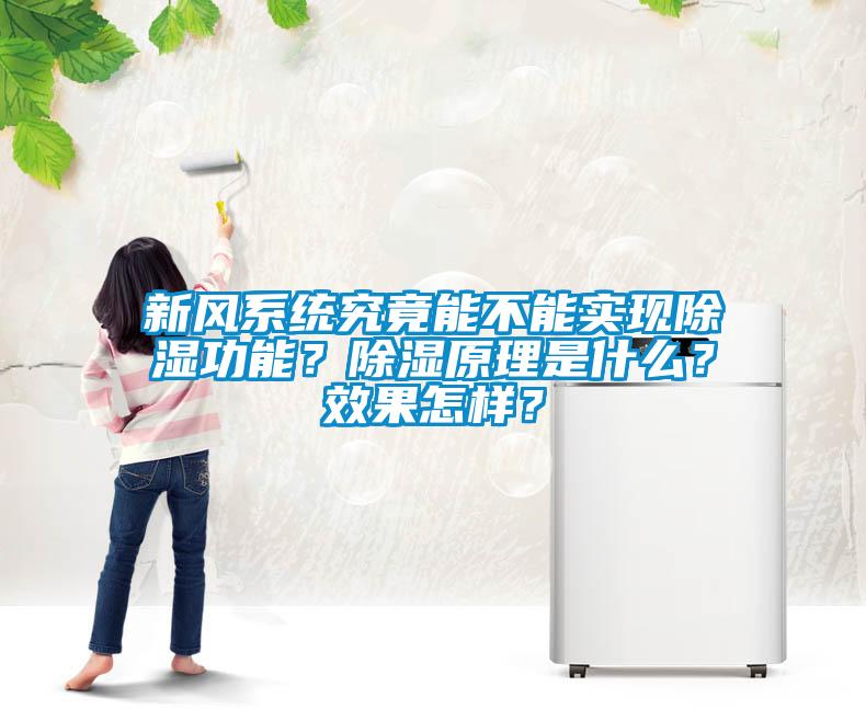 新風(fēng)系統(tǒng)究竟能不能實(shí)現(xiàn)除濕功能？除濕原理是什么？效果怎樣？