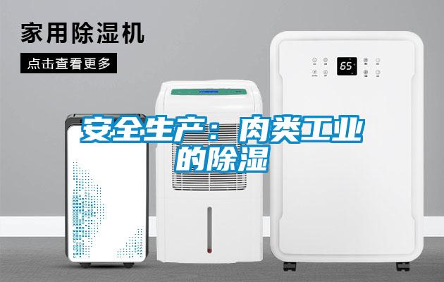 安全生產：肉類工業(yè)的除濕