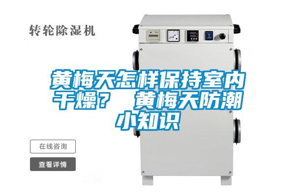 黃梅天怎樣保持室內(nèi)干燥？ 黃梅天防潮小知識(shí)