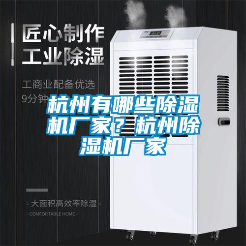 杭州有哪些除濕機(jī)廠家？杭州除濕機(jī)廠家