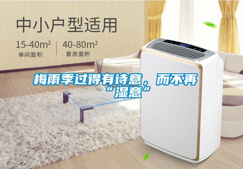 梅雨季過得有詩意，而不再“濕意”