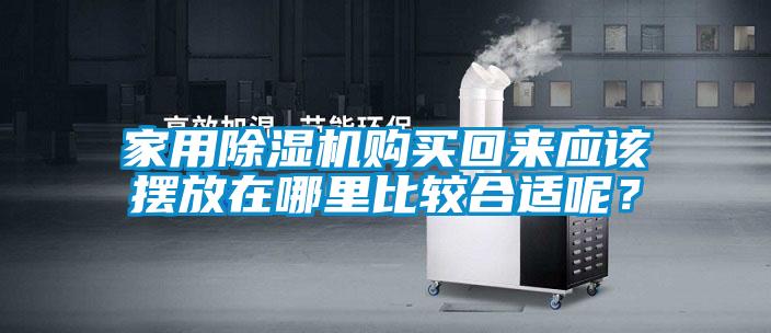 家用除濕機(jī)購(gòu)買回來應(yīng)該擺放在哪里比較合適呢？