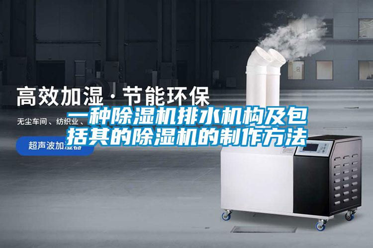 一種除濕機排水機構(gòu)及包括其的除濕機的制作方法
