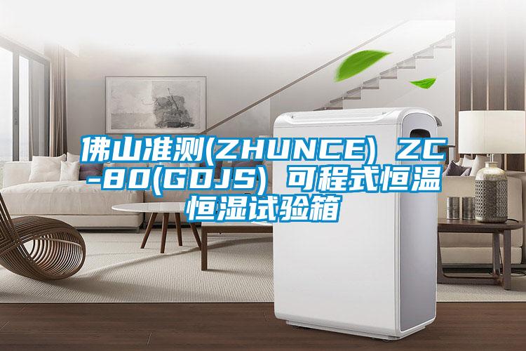 佛山準(zhǔn)測(cè)(ZHUNCE) ZC-80(GDJS) 可程式恒溫恒濕試驗(yàn)箱