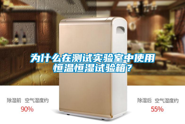 為什么在測(cè)試實(shí)驗(yàn)室中使用恒溫恒濕試驗(yàn)箱？