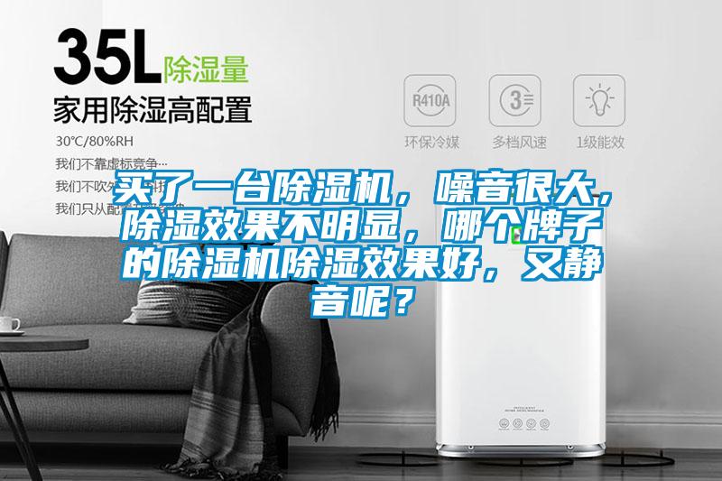 買了一臺(tái)除濕機(jī)，噪音很大，除濕效果不明顯，哪個(gè)牌子的除濕機(jī)除濕效果好，又靜音呢？