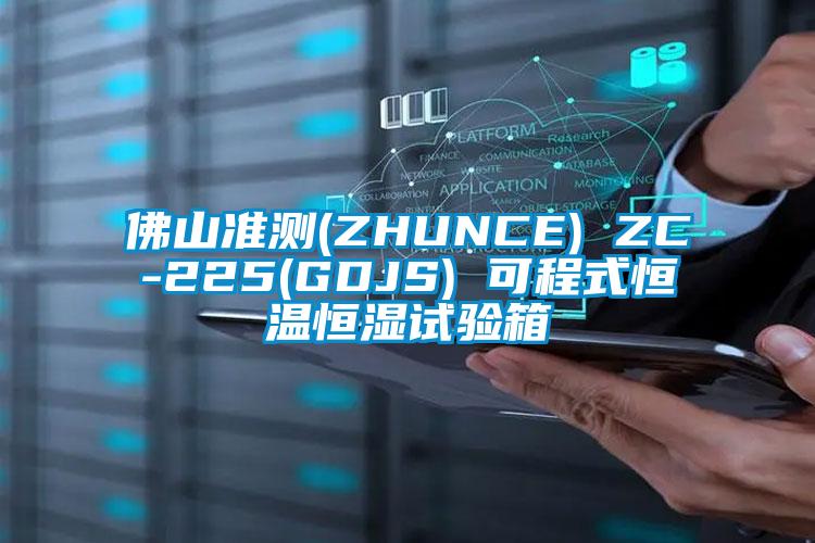 佛山準(zhǔn)測(cè)(ZHUNCE) ZC-225(GDJS) 可程式恒溫恒濕試驗(yàn)箱