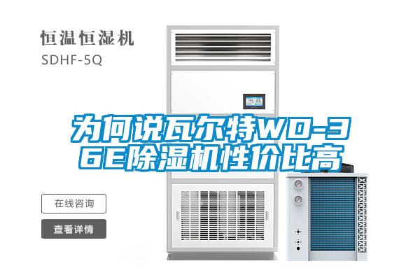 為何說瓦爾特WD-36E除濕機(jī)性價(jià)比高