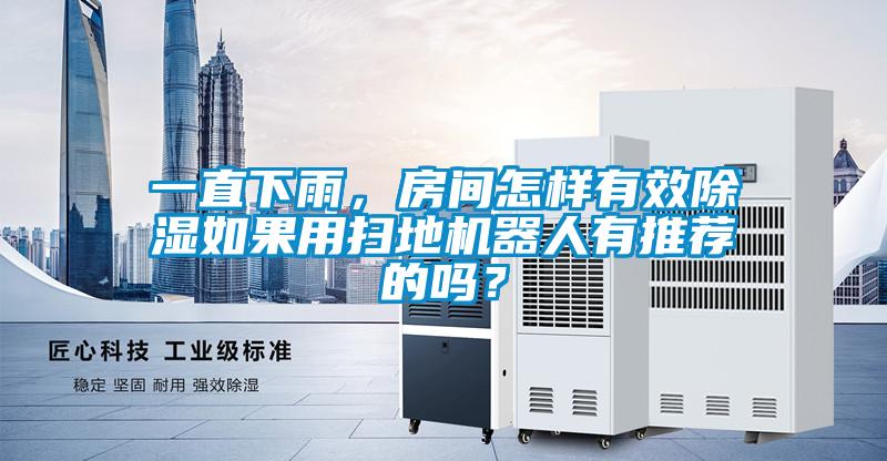一直下雨，房間怎樣有效除濕如果用掃地機器人有推薦的嗎？