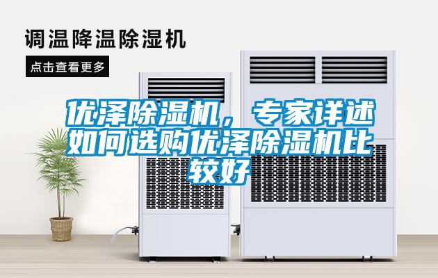 優(yōu)澤除濕機(jī)，專家詳述如何選購優(yōu)澤除濕機(jī)比較好