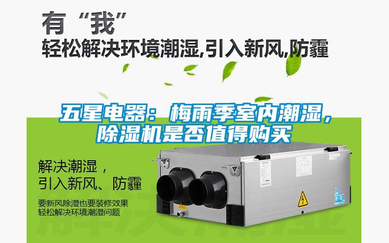 五星電器：梅雨季室內(nèi)潮濕，除濕機(jī)是否值得購(gòu)買