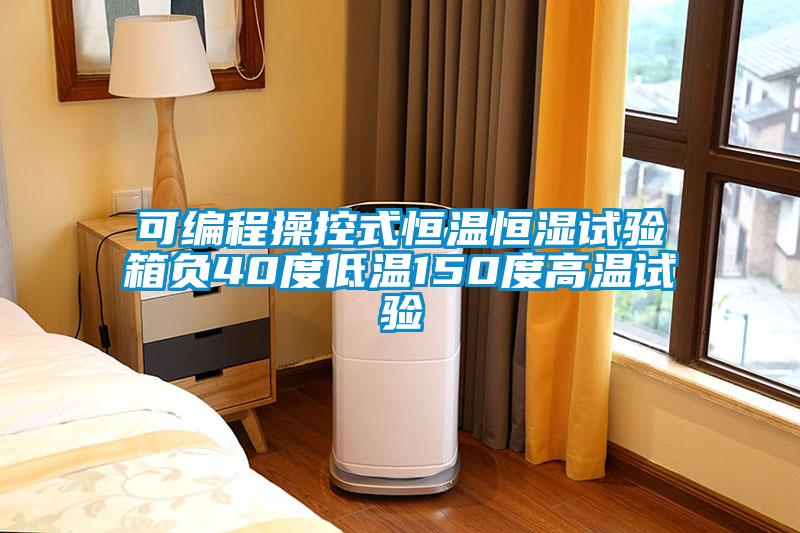 可編程操控式恒溫恒濕試驗(yàn)箱負(fù)40度低溫150度高溫試驗(yàn)