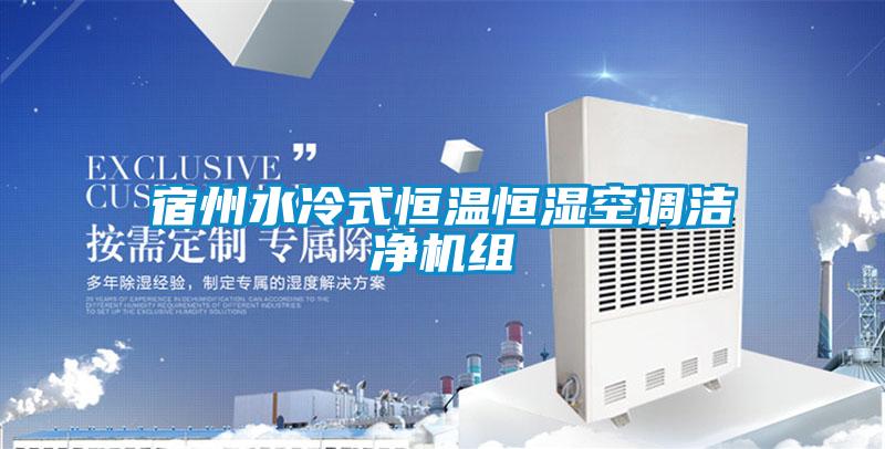 宿州水冷式恒溫恒濕空調(diào)潔凈機(jī)組