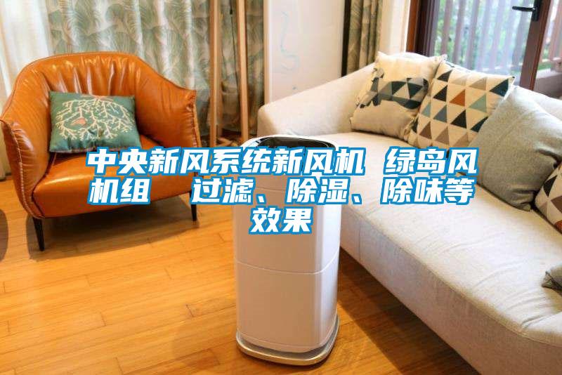 中央新風(fēng)系統(tǒng)新風(fēng)機(jī) 綠島風(fēng)機(jī)組  過(guò)濾、除濕、除味等效果