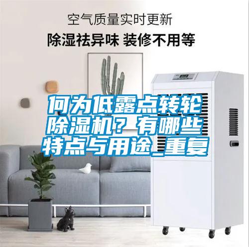 何為低露點轉(zhuǎn)輪除濕機？有哪些特點與用途_重復