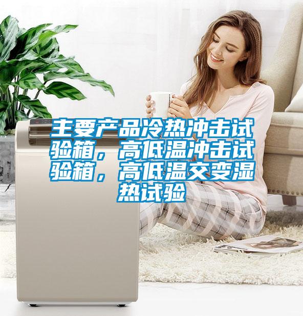 主要產(chǎn)品冷熱沖擊試驗箱，高低溫沖擊試驗箱，高低溫交變濕熱試驗
