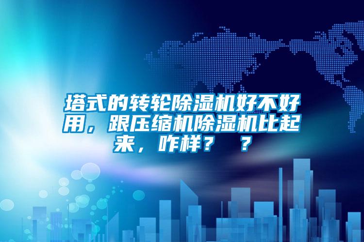 塔式的轉輪除濕機好不好用，跟壓縮機除濕機比起來，咋樣？ ？