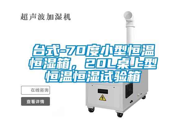 臺(tái)式-70度小型恒溫恒濕箱，20L桌上型恒溫恒濕試驗(yàn)箱