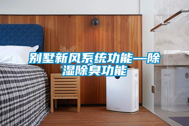 別墅新風系統(tǒng)功能—除濕除臭功能
