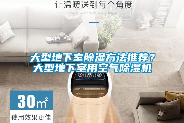 大型地下室除濕方法推薦？大型地下室用空氣除濕機