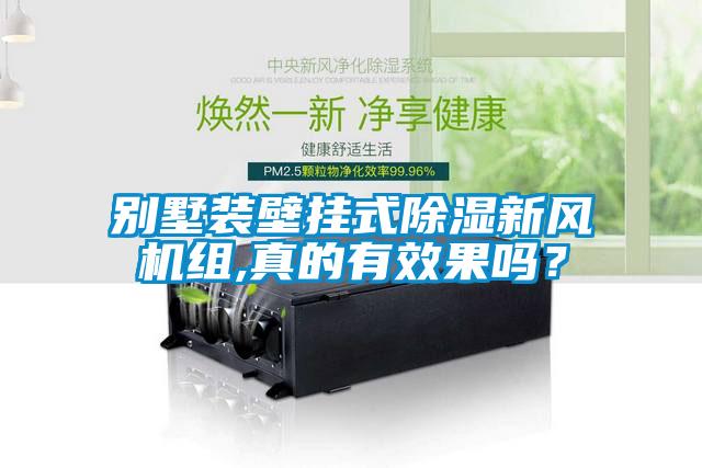別墅裝壁掛式除濕新風(fēng)機組,真的有效果嗎？