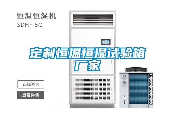 定制恒溫恒濕試驗箱廠家