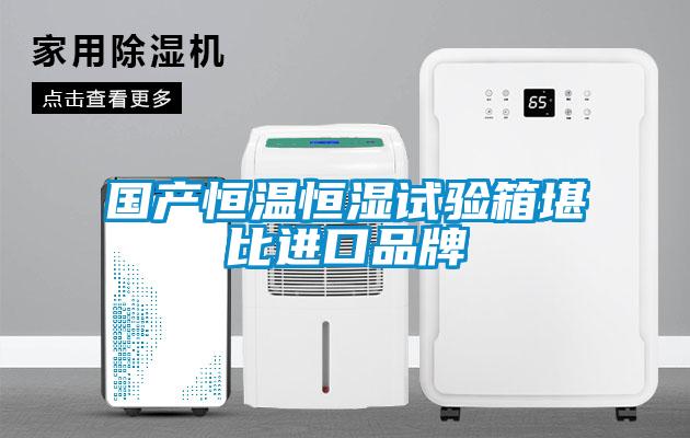 國(guó)產(chǎn)恒溫恒濕試驗(yàn)箱堪比進(jìn)口品牌