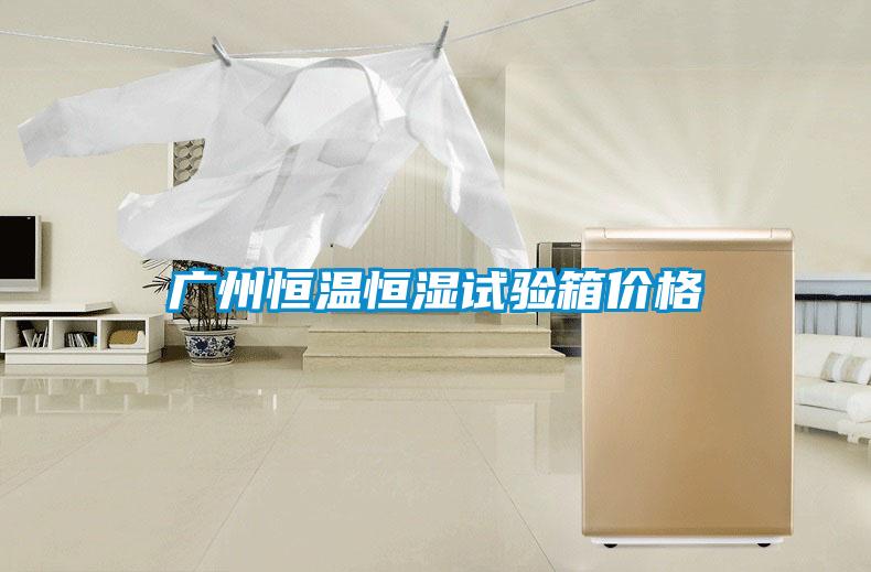 廣州恒溫恒濕試驗箱價格